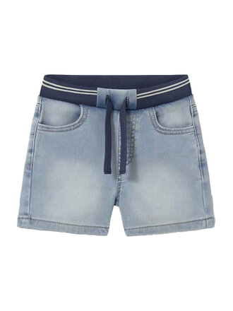 Mayoral Boys Blue Jersey Denim Shorts Mayoral Boys Blue Jersey Denim Shorts