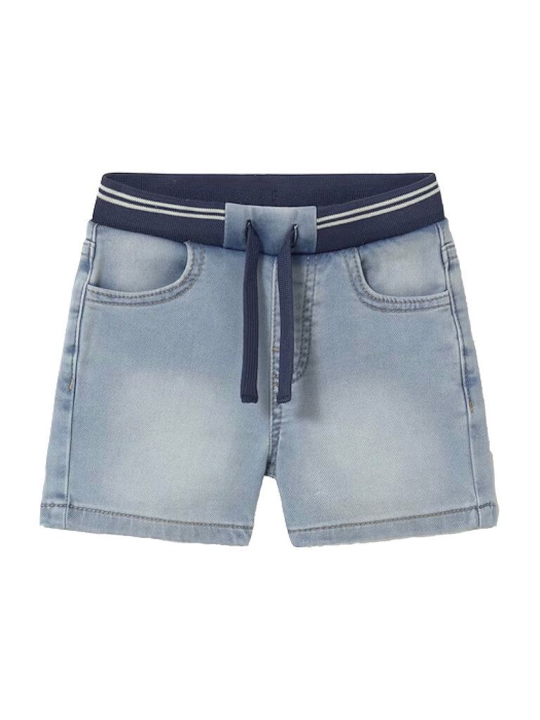 Mayoral Boys Blue Jersey Denim Shorts