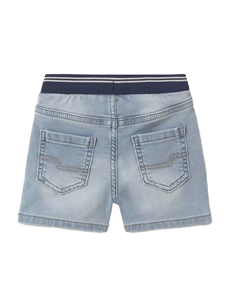 Mayoral Boys Blue Jersey Denim Shorts
