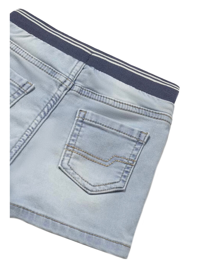 Mayoral Boys Blue Jersey Denim Shorts