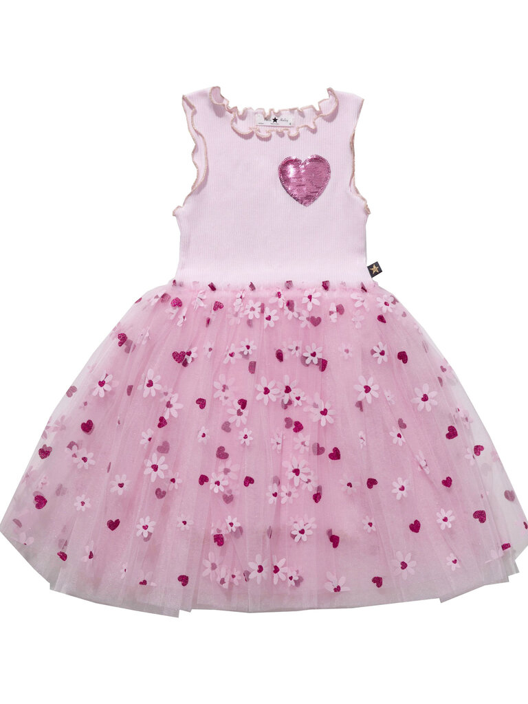 Petite Hailey Aria Heart Tutu Dress