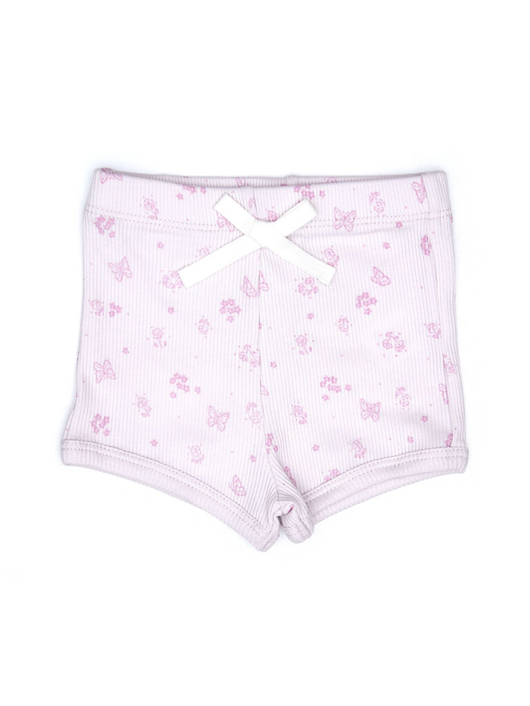 tun tun Orchid Butterflies Ruffle Top Short Set