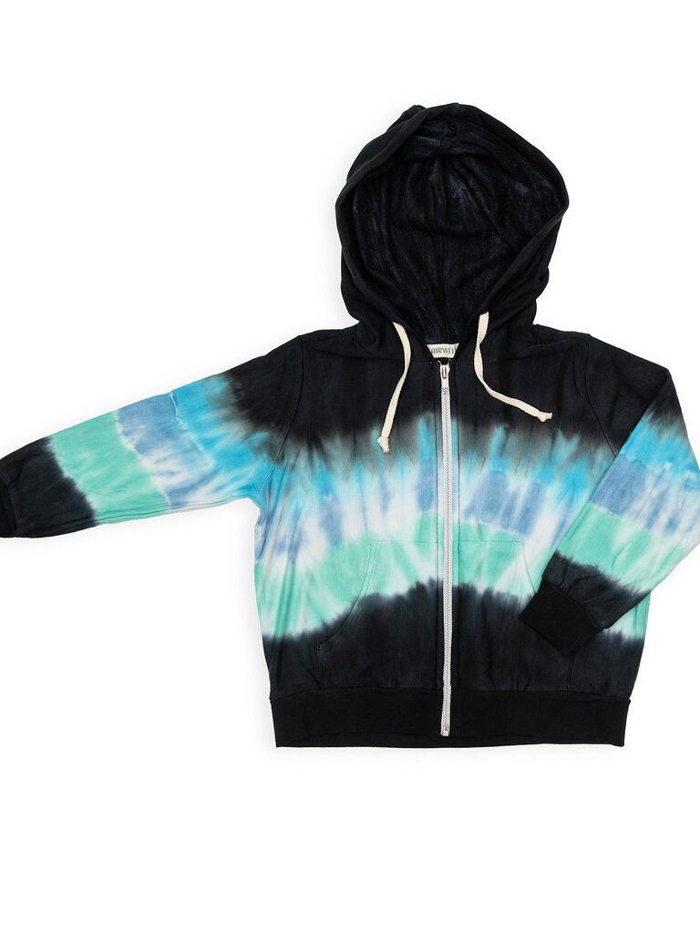 Fairwell Wave Skater Zip Hoodie