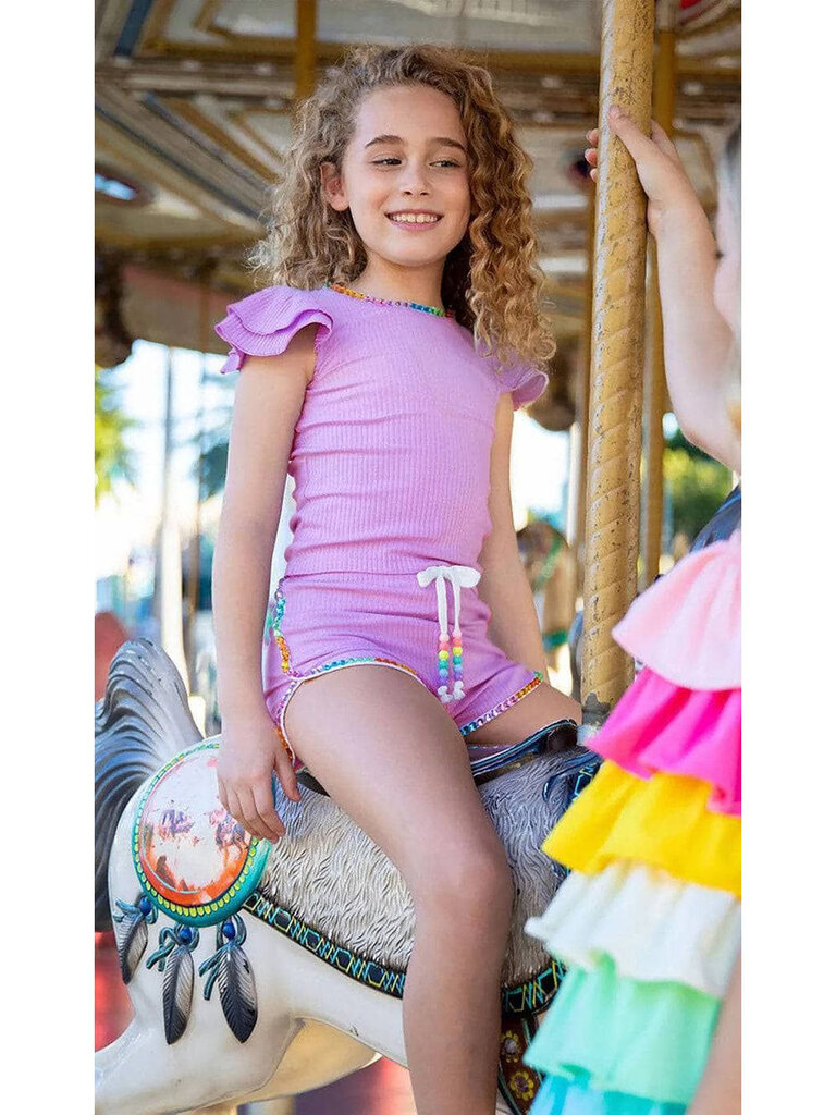 Lola and the Boys Candy Gem Bead Ruffle Set