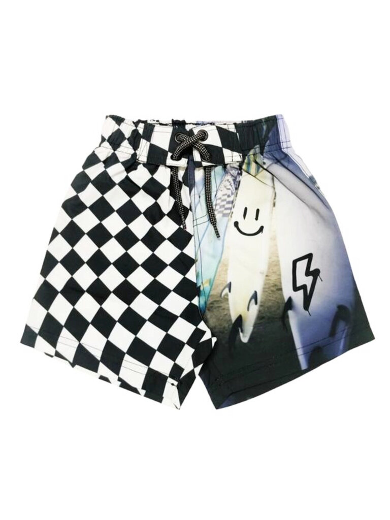 Baby Steps Surf Check Board Shorts