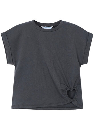 Mayoral Anthracite Heart T-Shirt
