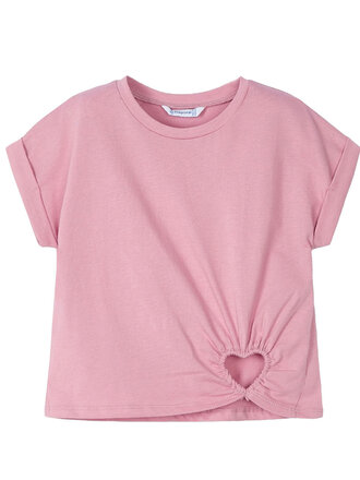Mayoral Blush Heart T-Shirt