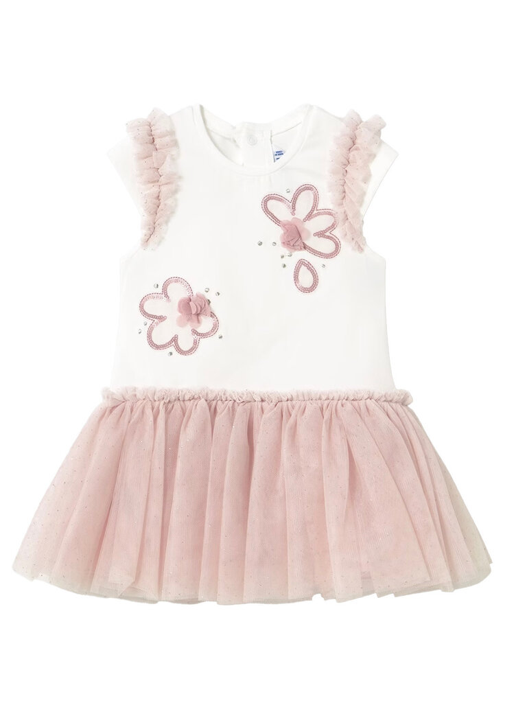 Mayoral Pink Baby Tulle Dress