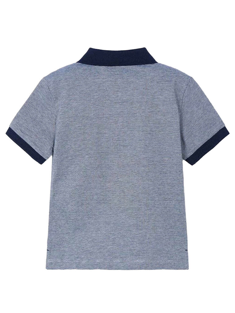 Mayoral Navy Stripe Polo Shirt