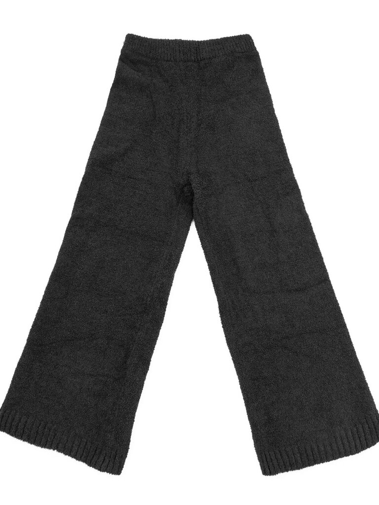 Flowers by Zoe Black Chenille Knit Flare Pant