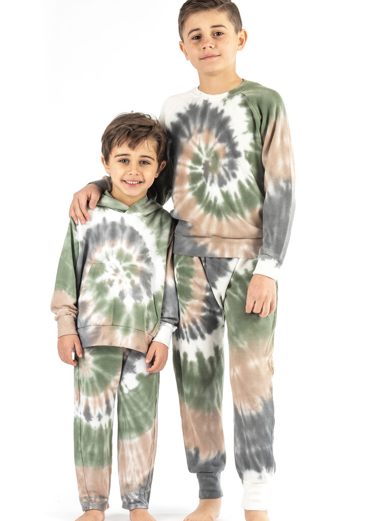 Fairwell Camo Spiral Lounge Hoodie Set