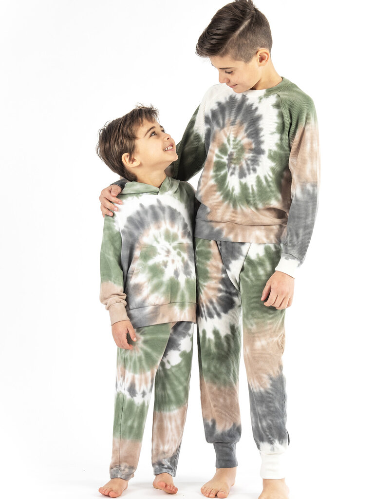 Fairwell Camo Spiral Lounge Hoodie Set