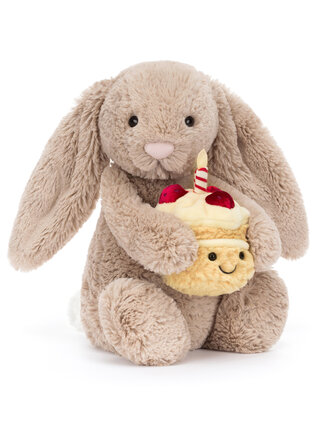 Jellycat Bashful Beige Birthday Bunny
