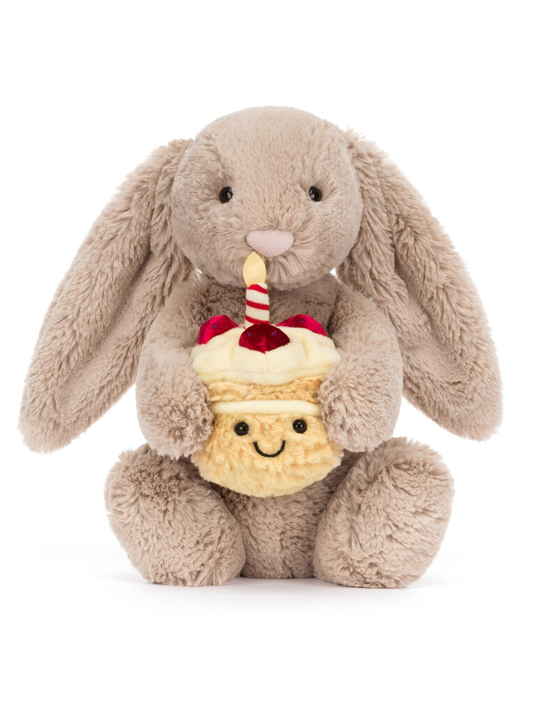 Jellycat Bashful Beige Birthday Bunny