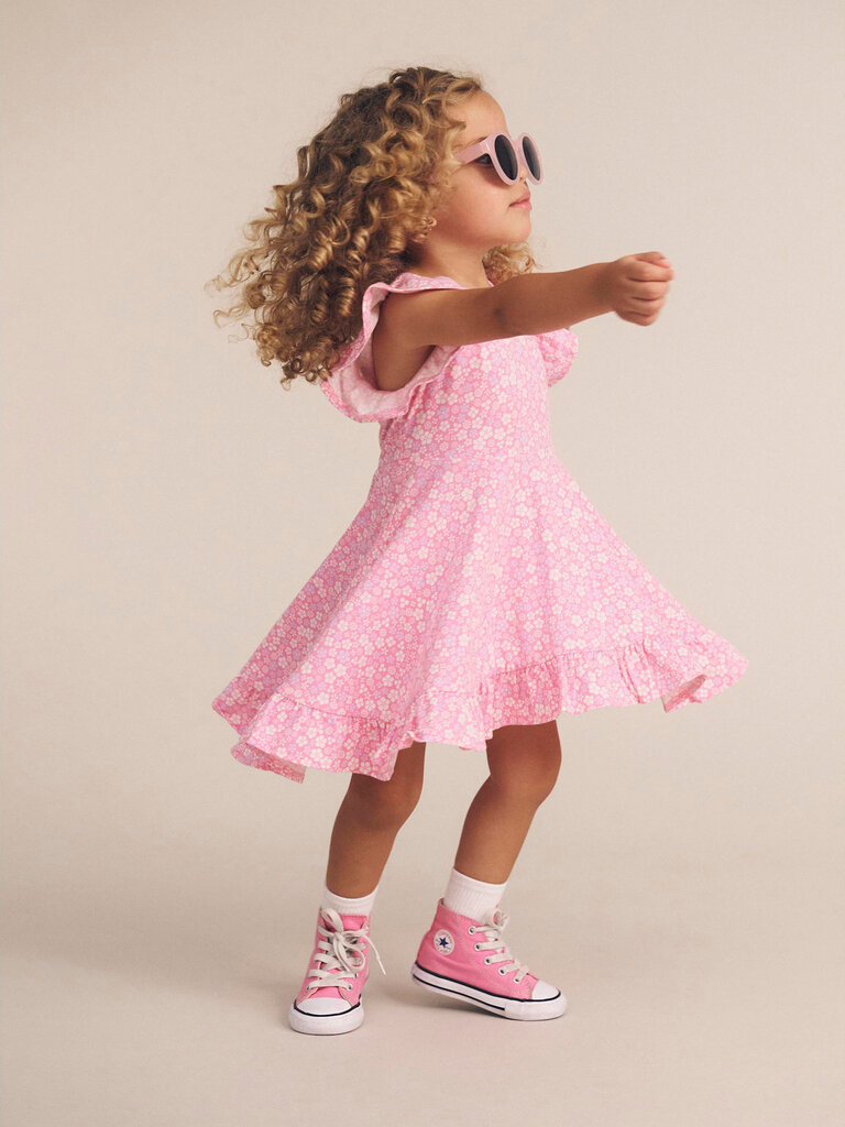 HUXBABY Ditsy Floral Swing Dress