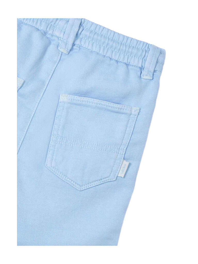 Mayoral Sky Drawstring Twill Shorts