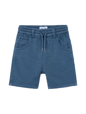 Mayoral Horizon Blue Drawstring Twill Shorts Mayoral Horizon Blue Drawstring Twill Shorts