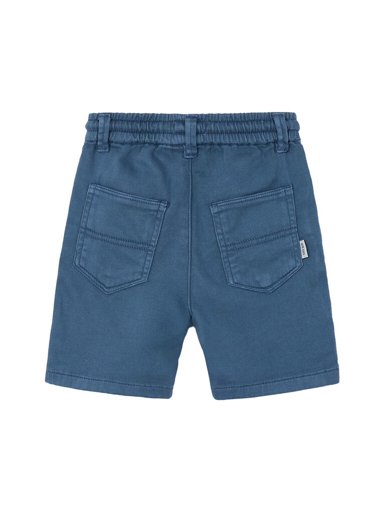 Mayoral Horizon Blue Drawstring Twill Shorts