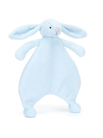 Jellycat Bashful Blue Bunny Comforter Jellycat Bashful Blue Bunny Comforter
