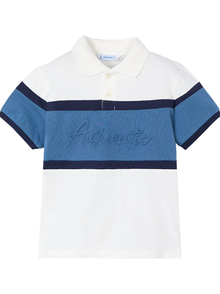 Mayoral Boys Block Polo Shirt