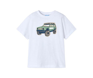Mayoral Short Sleeve Tee - Asphalt Truck Mayoral Short Sleeve Tee - Asphalt Truck