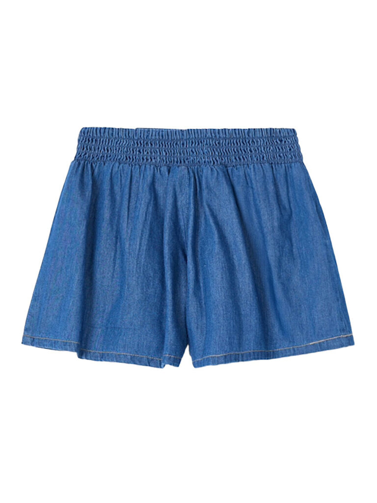 Mayoral Girls Blue Chambray Shorts