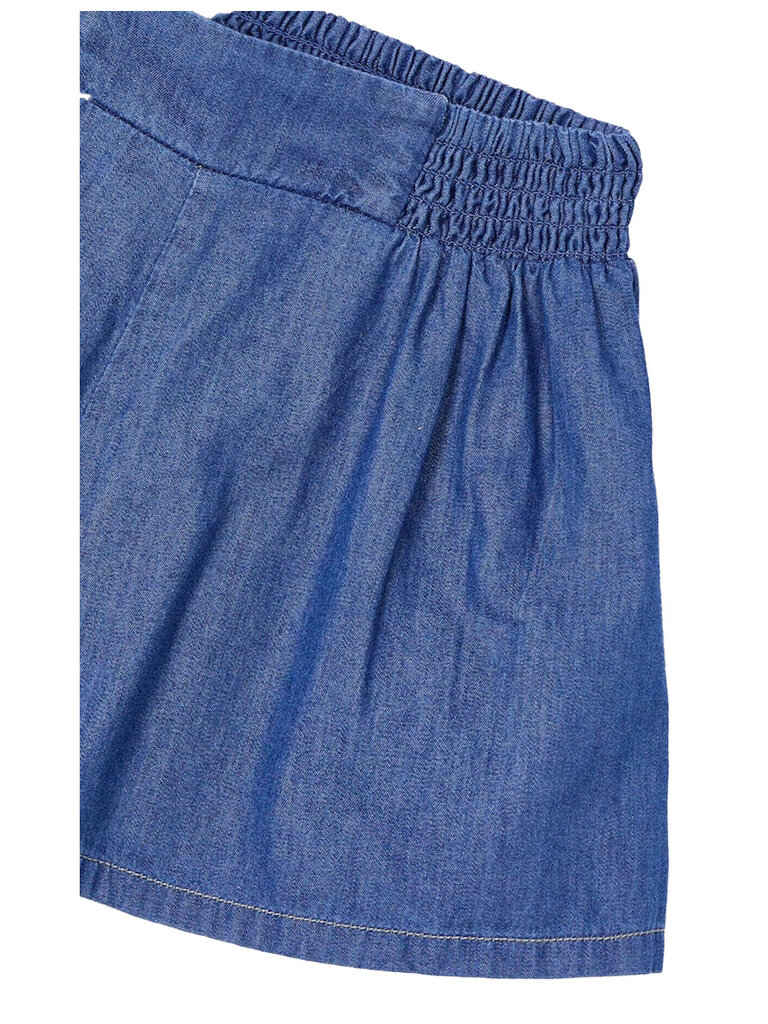 Mayoral Girls Blue Chambray Shorts