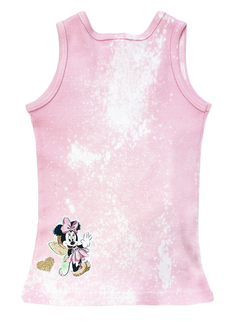 Light Pink Heart Tank Top