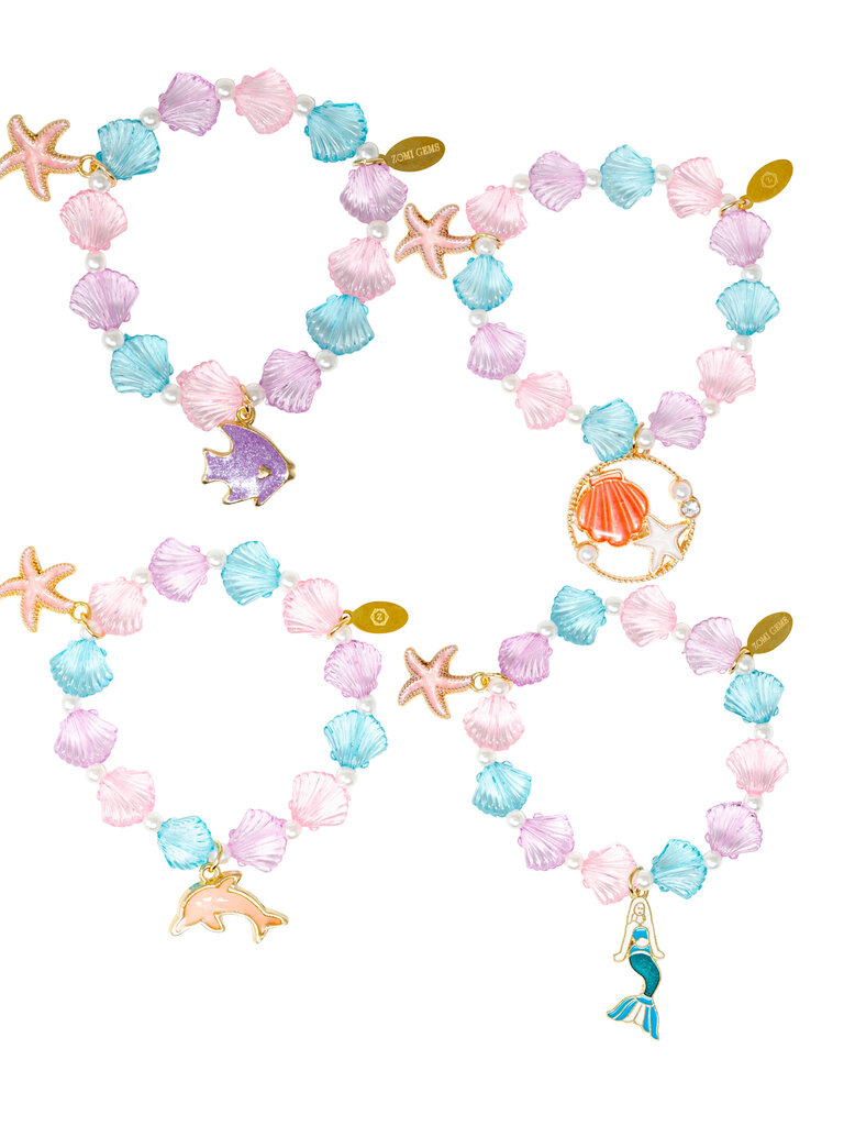 Zomi Gems Mermaid Seashell Bracelets