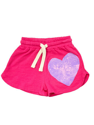 Californian Vintage Purple Heart Hot Pink Shorts