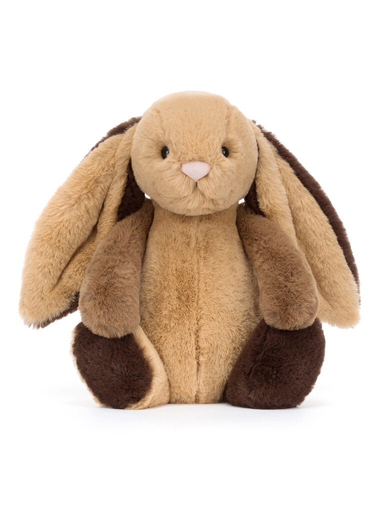 Jellycat Bashful Patchwork Brown Bunny