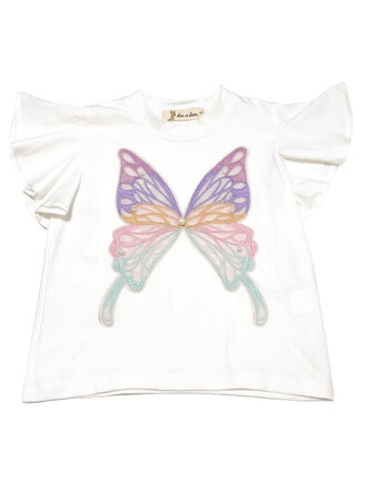 Butterfly Embroidery Tee