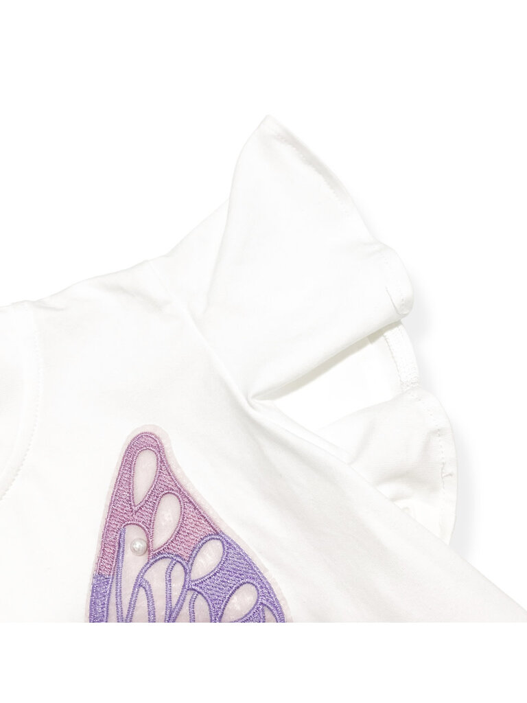 Butterfly Embroidery Tee