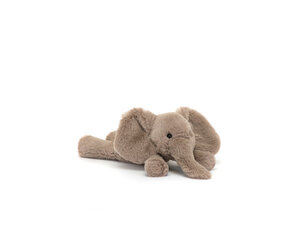 Jellycat Smudge Elephant Tiny - Pumpkin and Bean