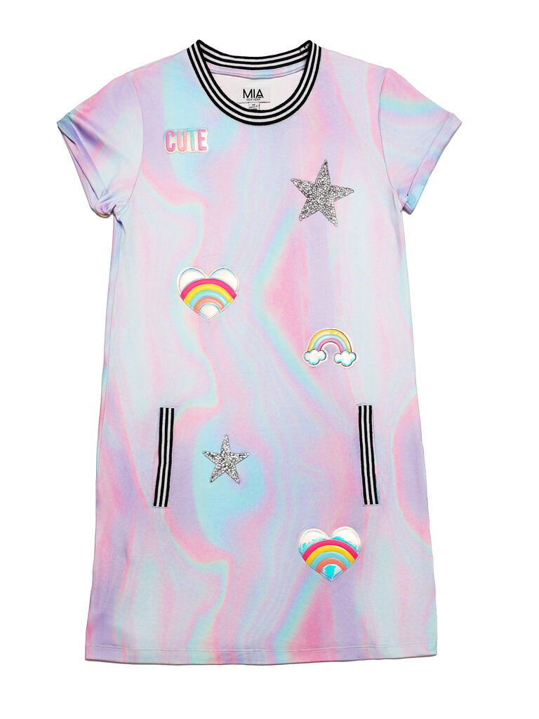 MIA New York Purple Tie Dye Icon Dress