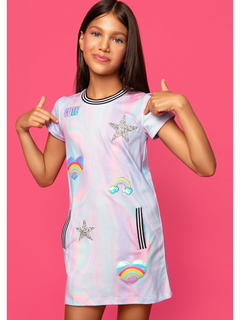 MIA New York Purple Tie Dye Icon Dress