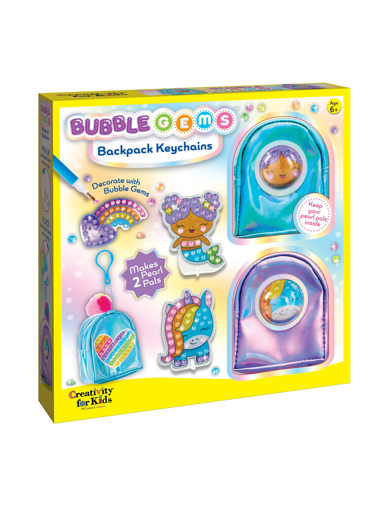 Faber Castell Bubble Gems Backpack Keychains Kit