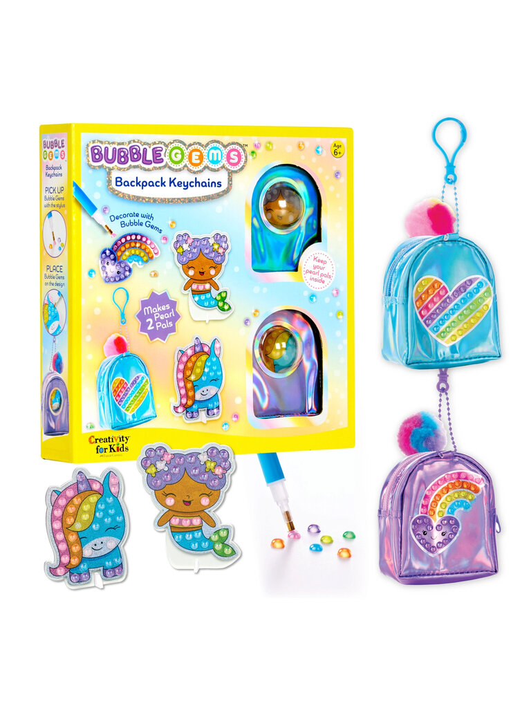 Faber Castell Bubble Gems Backpack Keychains Kit