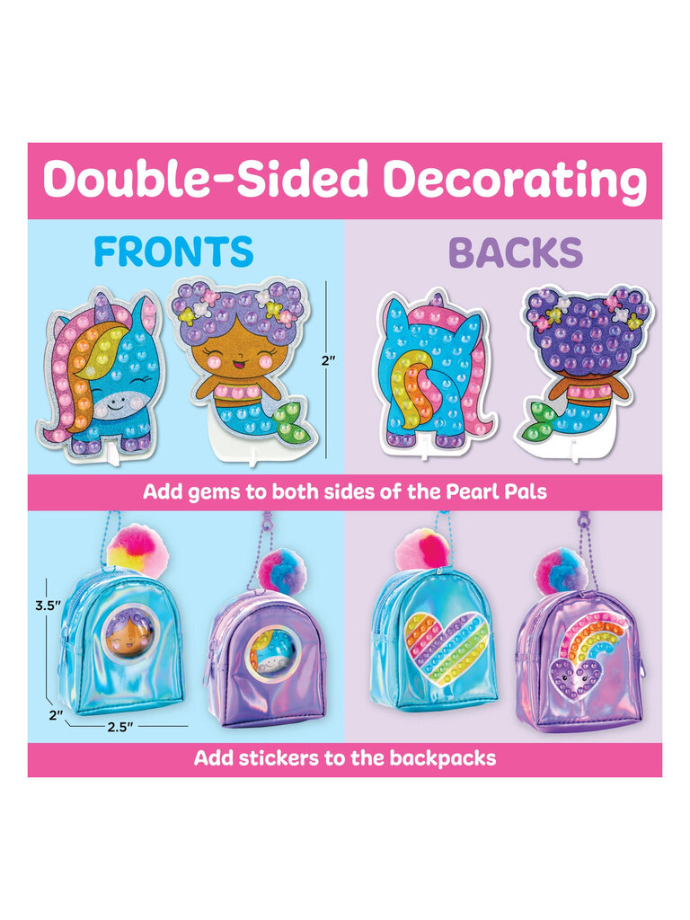 Faber Castell Bubble Gems Backpack Keychains Kit