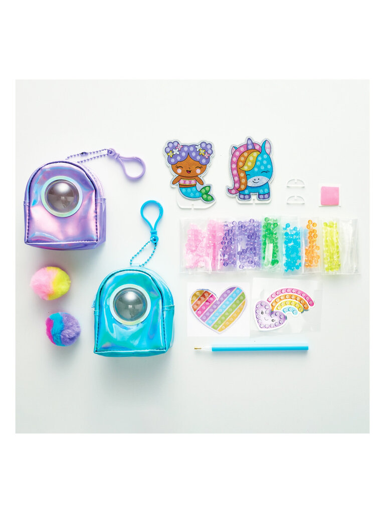 Faber Castell Bubble Gems Backpack Keychains Kit