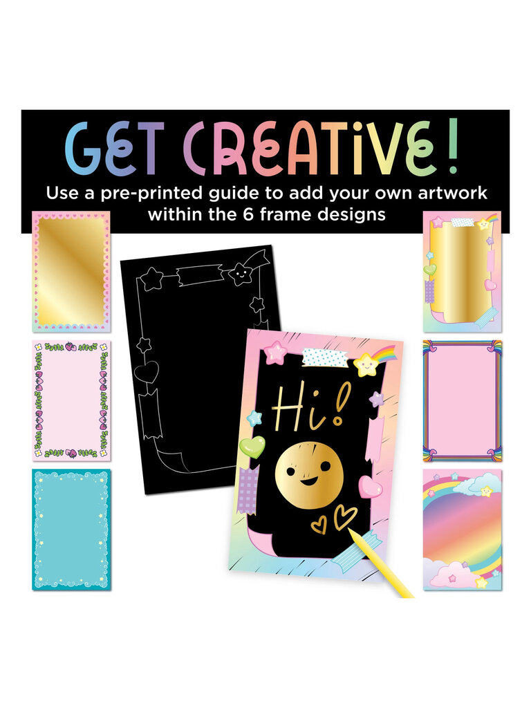 Faber Castell Deluxe Scratch Art Kit with Mini Vacuum