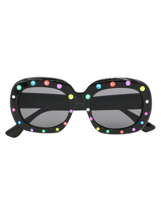 Bari Lynn Crystal Oval Sunnies