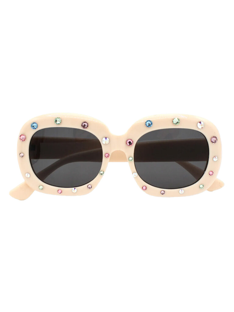 Bari Lynn Crystal Oval Sunnies