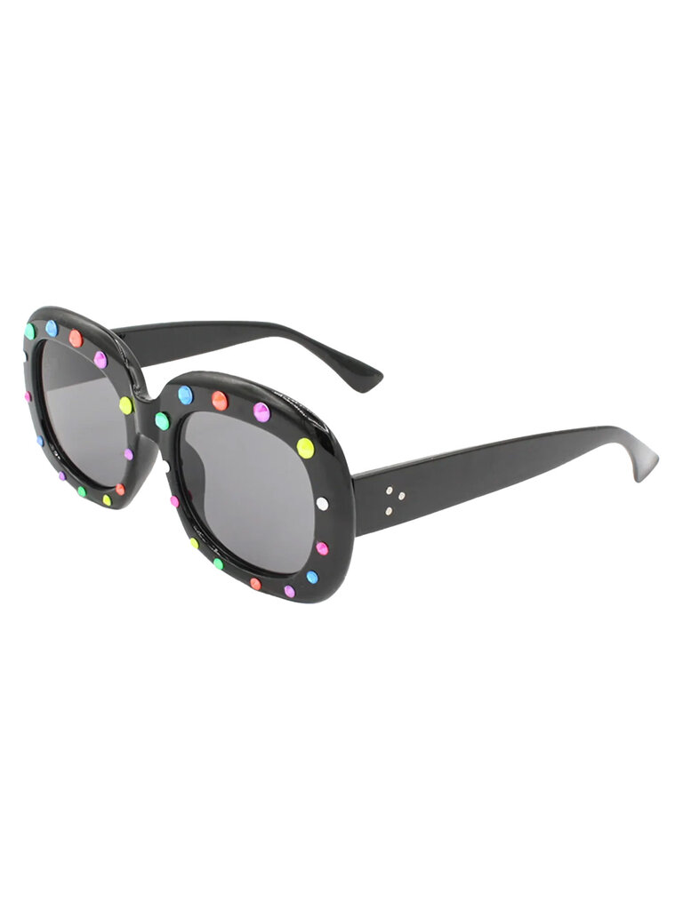 Bari Lynn Crystal Oval Sunnies