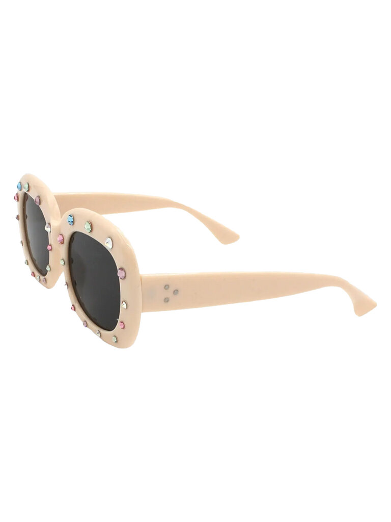 Bari Lynn Crystal Oval Sunnies