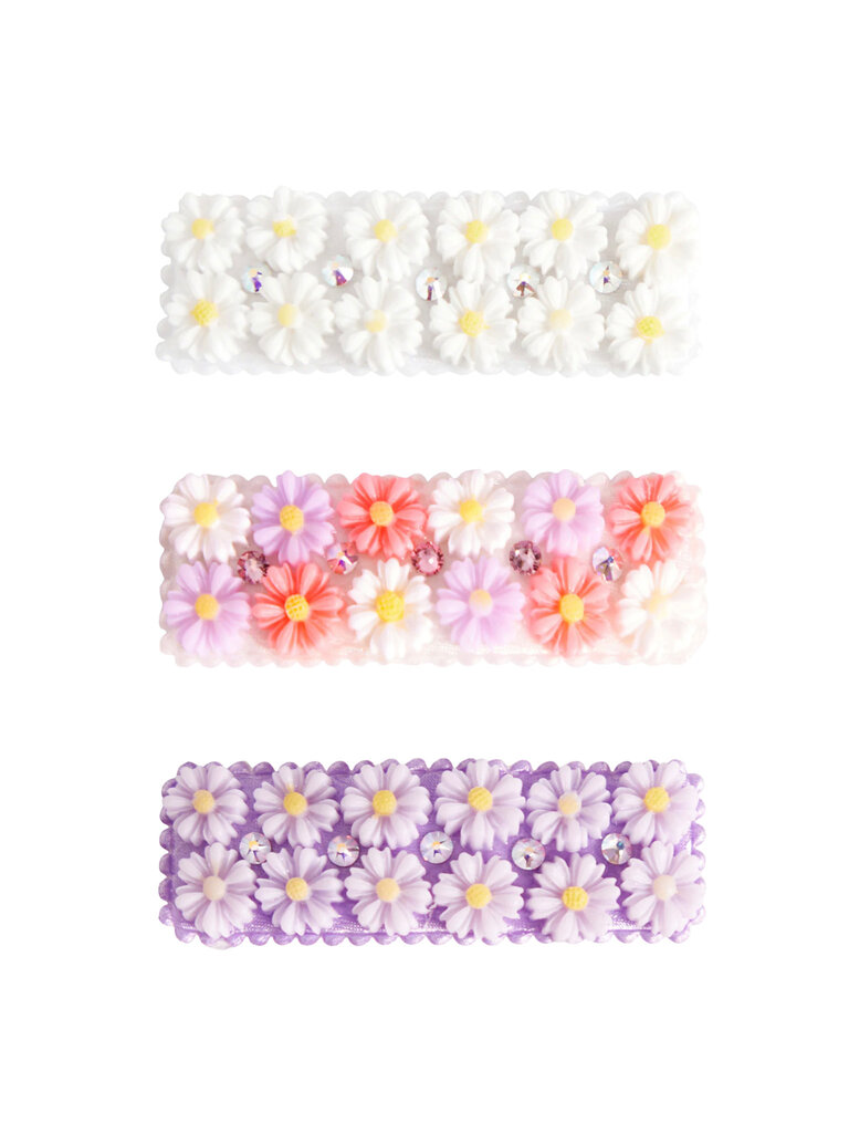 Bari Lynn Crystal Daisy Clip
