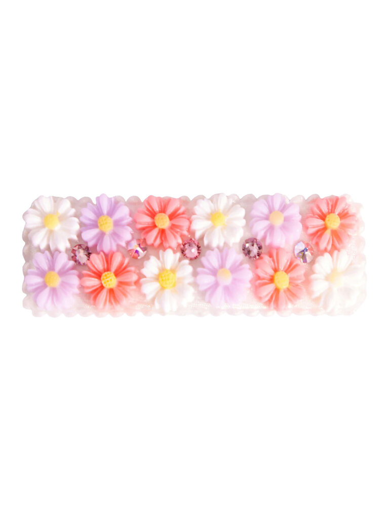 Bari Lynn Crystal Daisy Clip