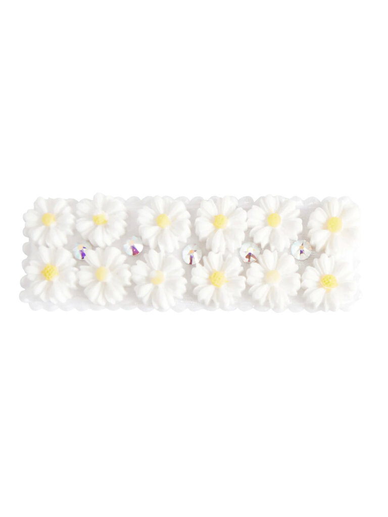 Bari Lynn Crystal Daisy Clip