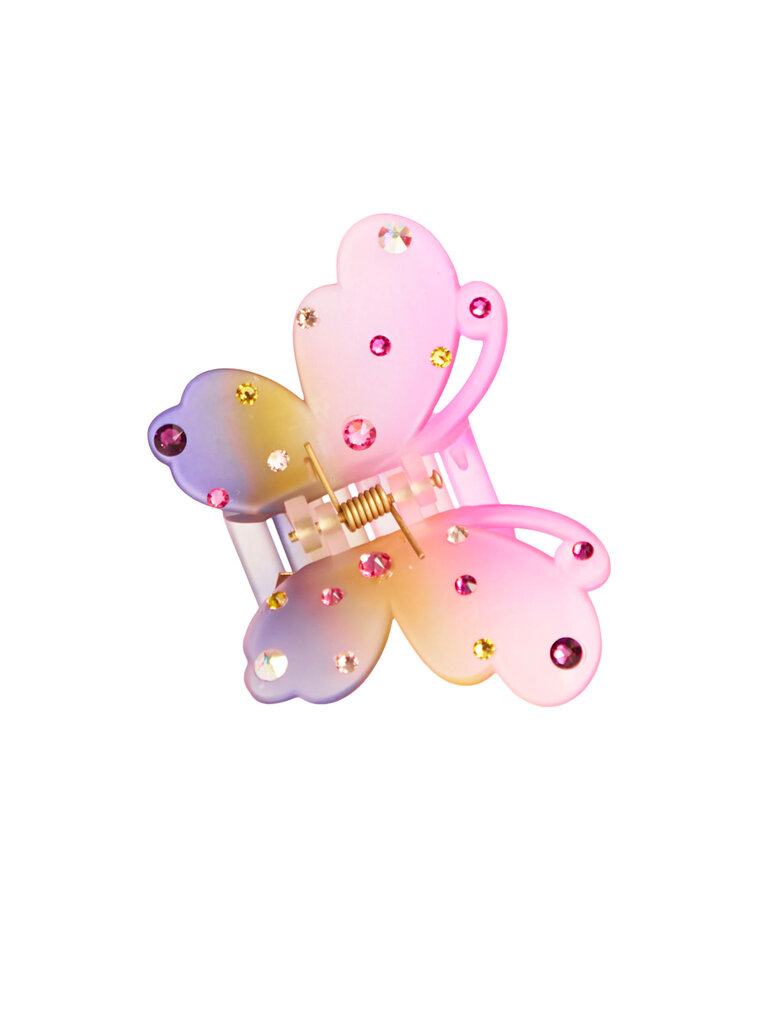 Bari Lynn Crystal Butterfly Claw Clip