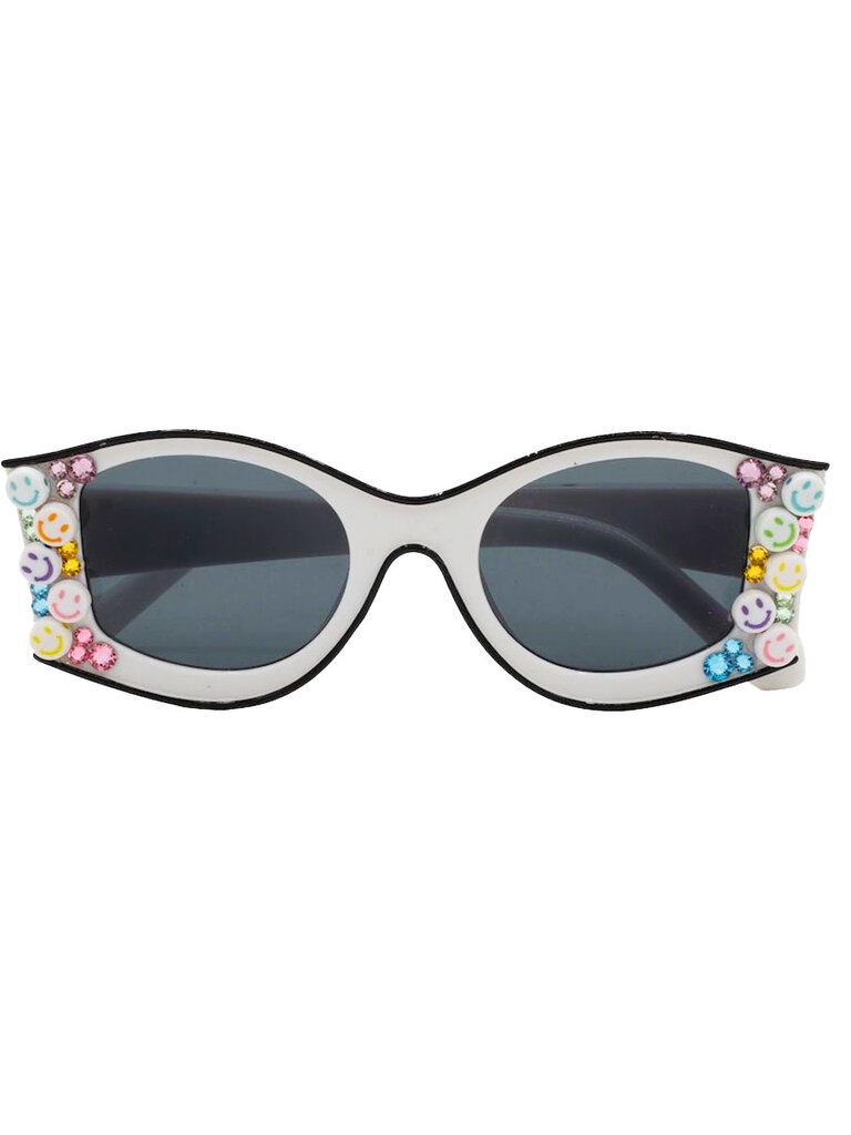 Bari Lynn Crystal Smiley Sunnies